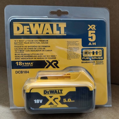 New tool lon battery dcb184 - new, li-lon